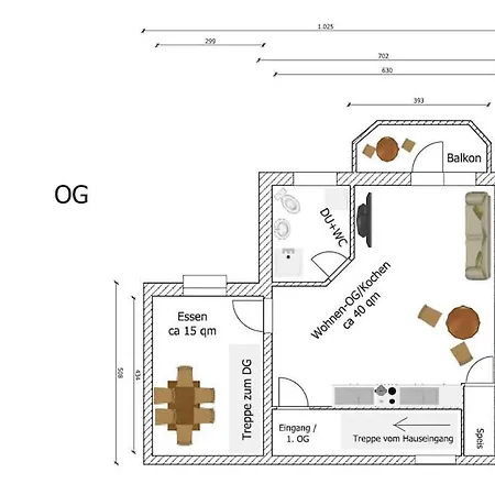 5-zimmer-maisonette Apartamento